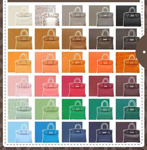 hermes favorite color|hermes birkin color chart.